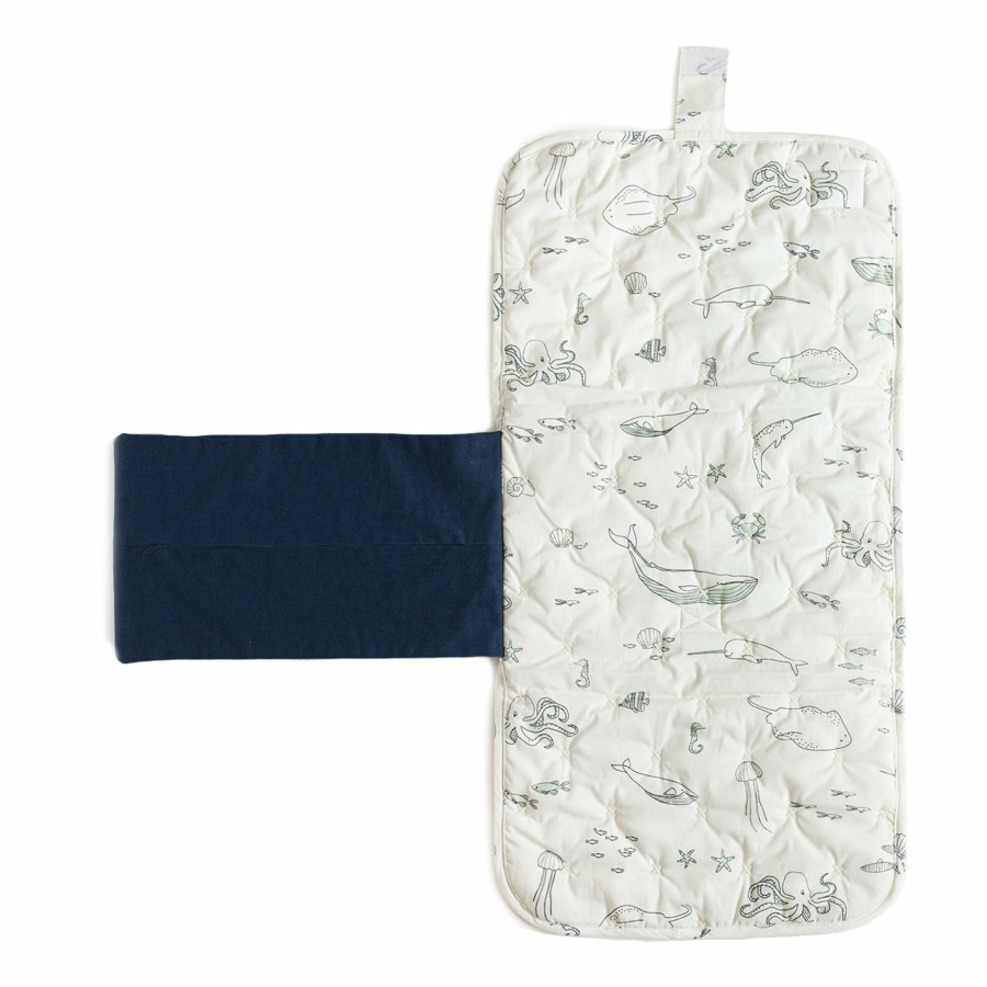 Nursery Pehr Burp Cloths | On The Go Portable Changing Pad