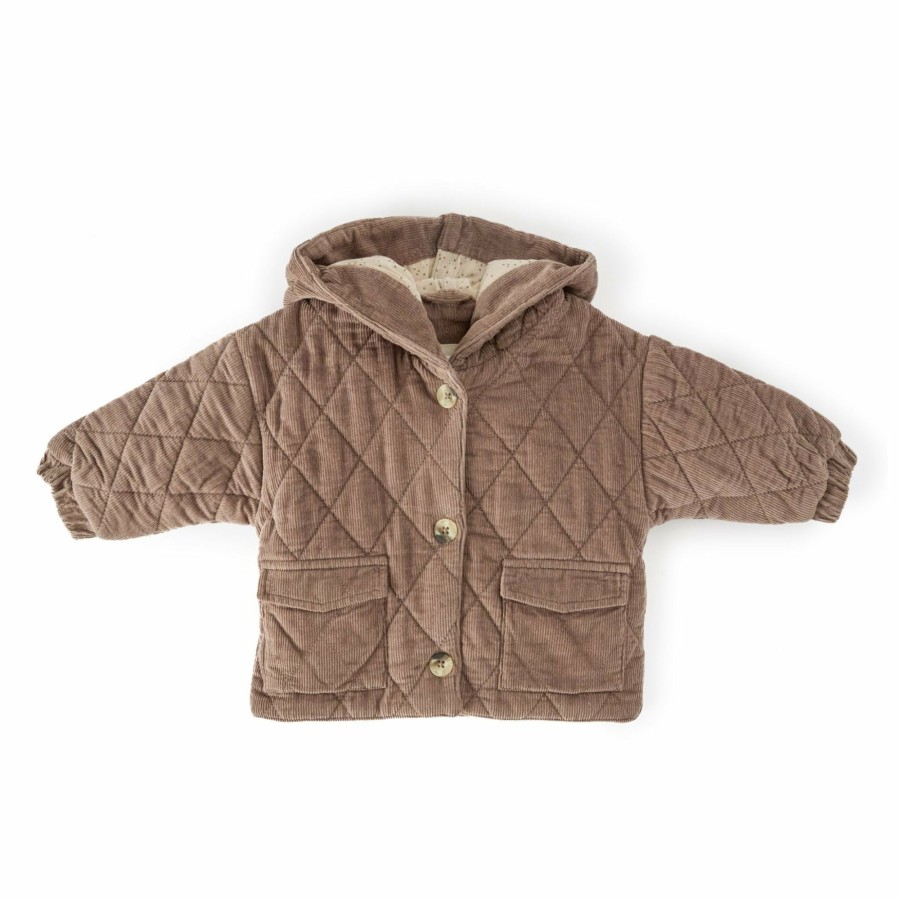 Organic Clothing Pehr Canada Jackets | Corduroy Quilted Jacket Portobello