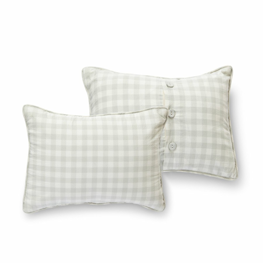 Nursery Pehr Canada Decorative Pillows | Decor Pillow Cover Checkmate Fog