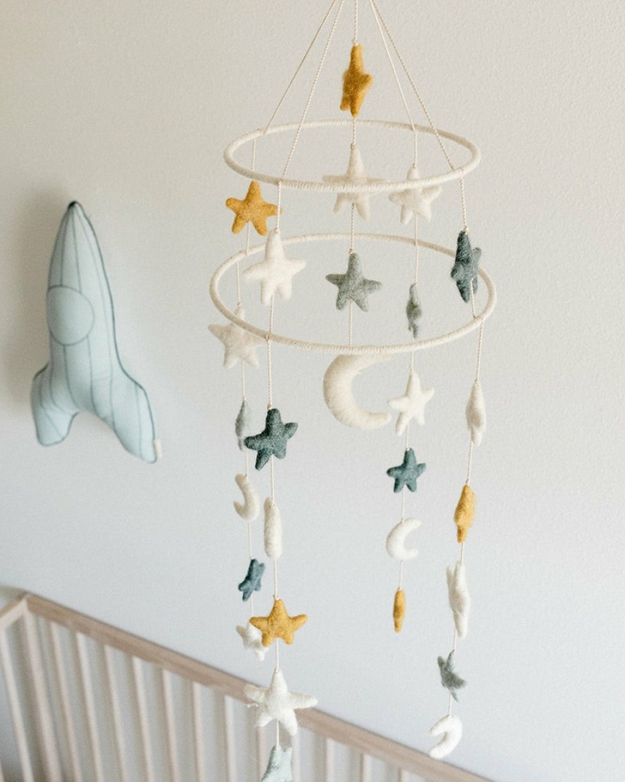 Nursery Pehr Celestial | Two-Tiered Mobile