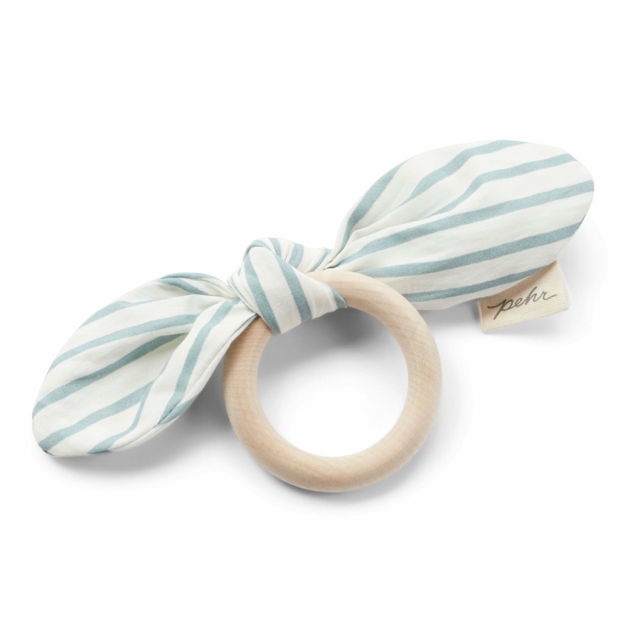 Nursery Pehr Flower Patch | Striped On The Go Teether