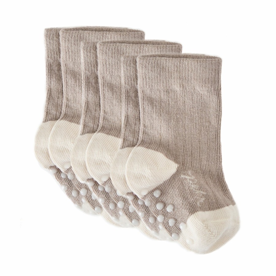 Gifting Pehr Canada Clothing Sets | Crew Socks With Grips 3 - Pack