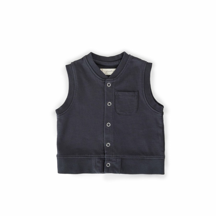 Organic Clothing Pehr Canada Tops | French Terry Patch Pocket Vest