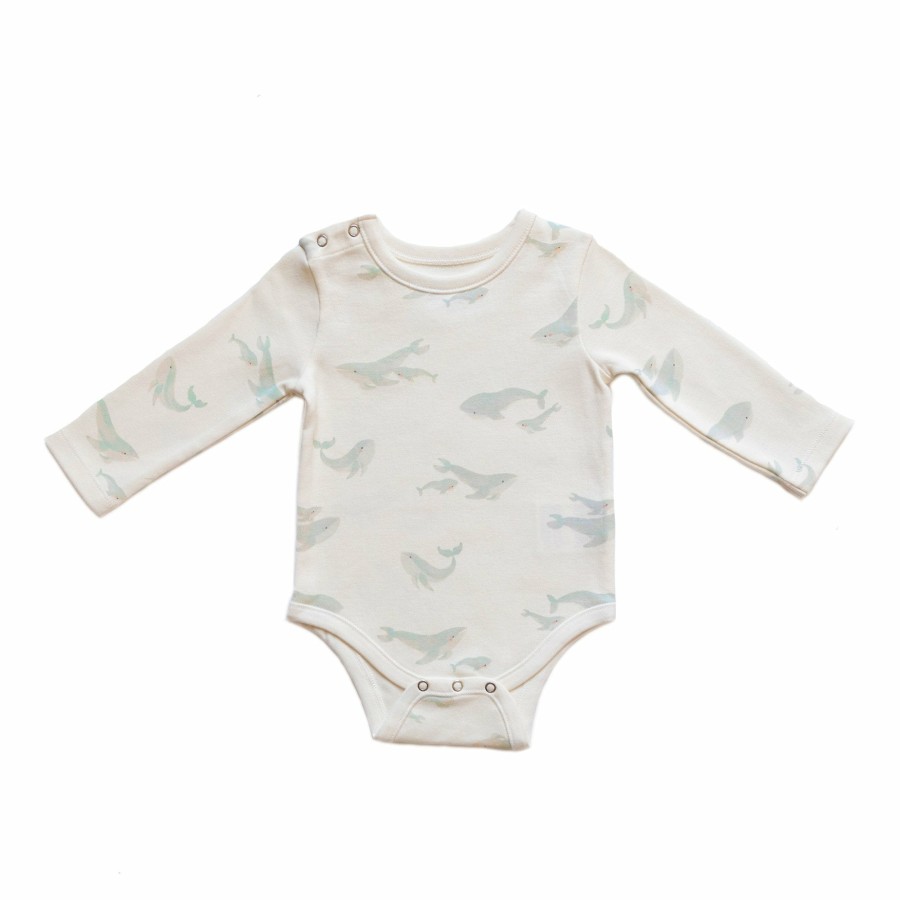 Nursery Pehr Follow Me Animals | Shoulder Snap One-Piece