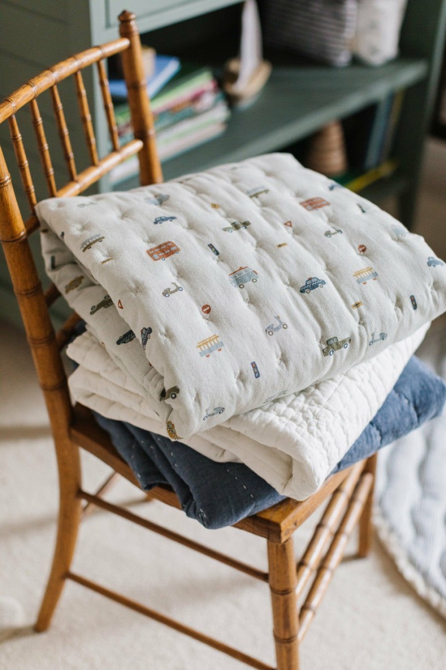 Nursery Pehr Canada Blankets | Quilted Chambray Blanket