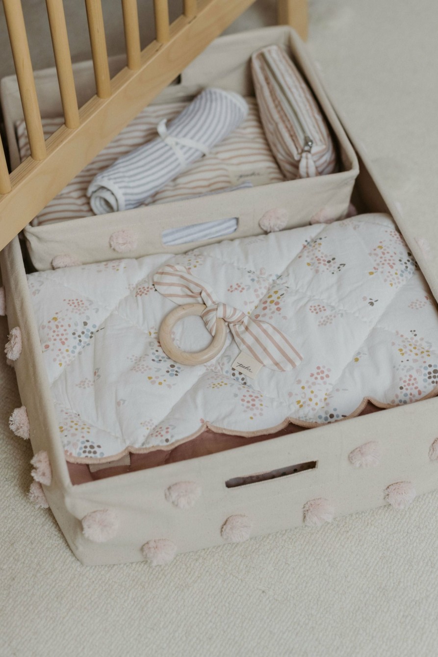 Nursery Pehr Canada Over The Moon | Pom Pom Basket - Hideaway