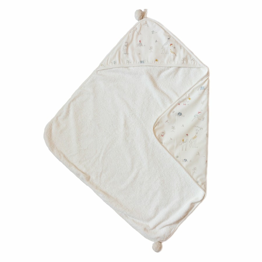 Nursery Pehr Secret Garden | Hooded Towel